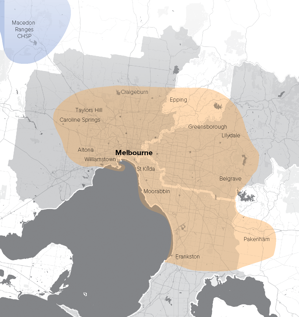 Map of services
