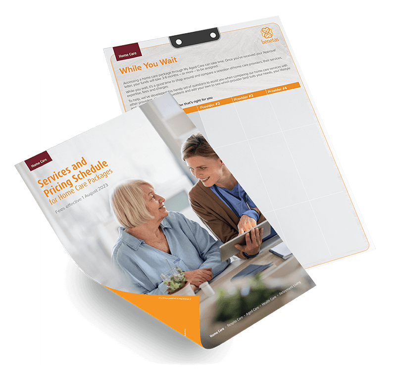 Home Care Shopping Around brochures