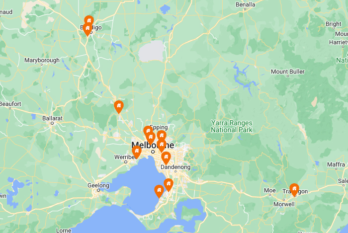 Home Care Service Map